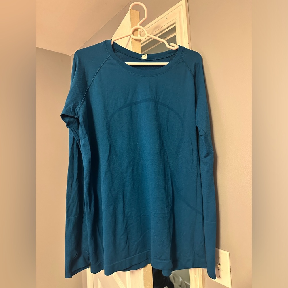 lululemon swiftly tech long sleeve size 14